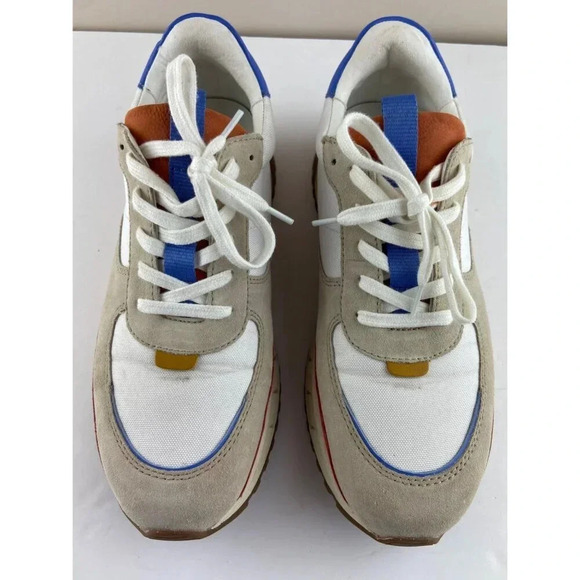 Madewell Kickoff Trainer Sneakers Colorblock Leather & Suede Womens 10 Mens 8.5 - Picture 4 of 12